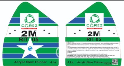 "COREZ" Acrylic Slow Thinner